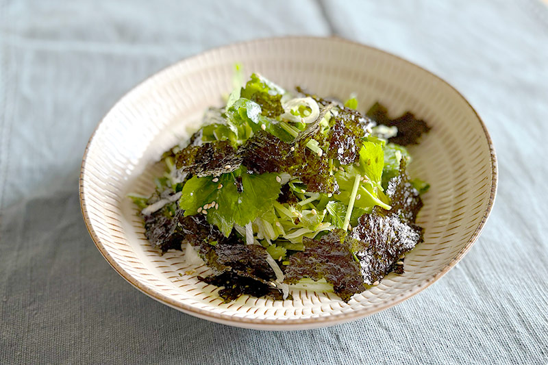 画像: 三つ葉と長ねぎのサラダのつくり方