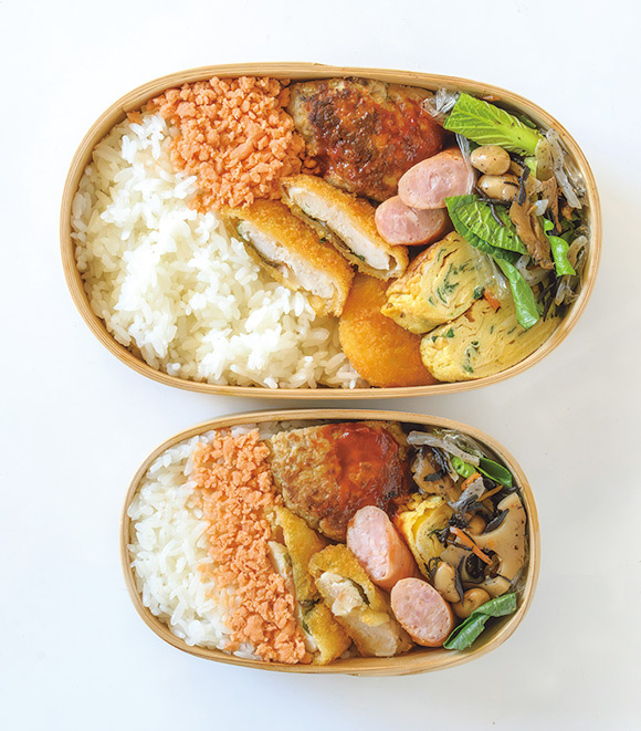 画像: 上田剛央さん、土平恭栄さんのお弁当