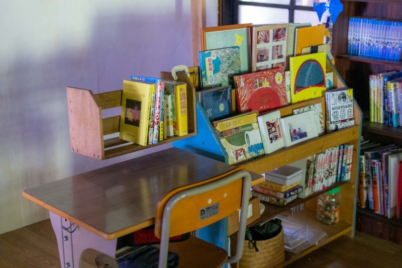 画像: 好きな本も取り出しやすく