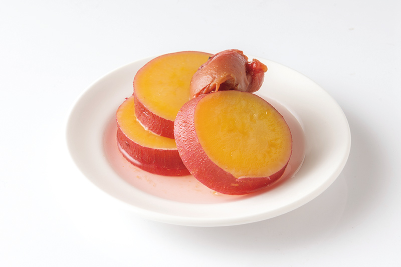 画像: 黄：さつまいもの梅煮