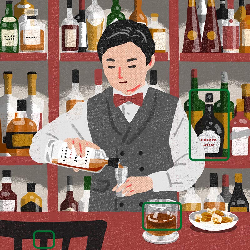 画像3: 3つのまちがいを探してください