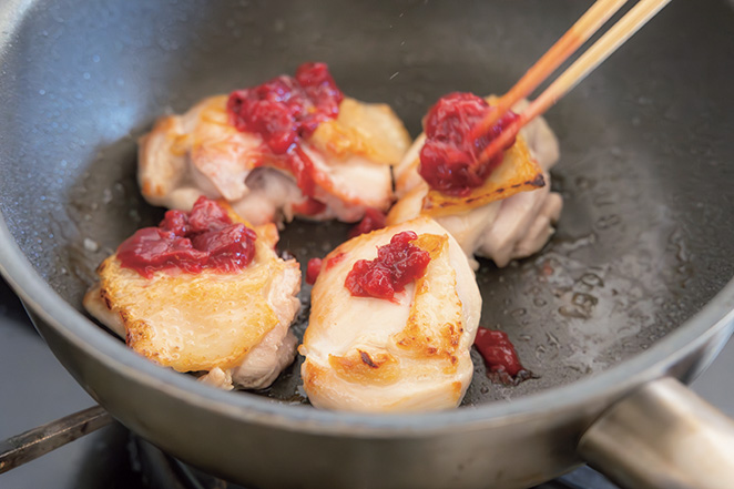 画像: 鶏の梅照り焼きのつくり方