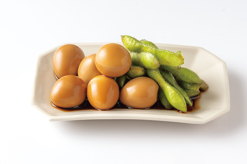 うずら卵と枝豆のしょうゆ漬け