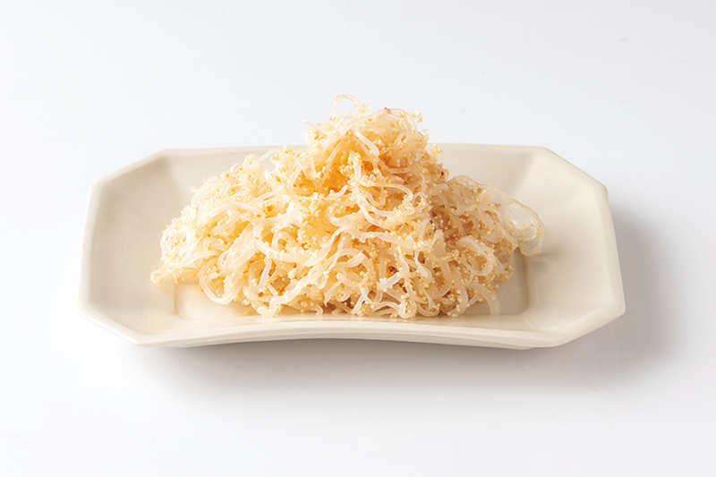 しらたきと明太子のちりちり炒め