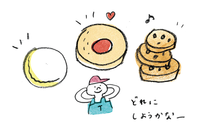 画像: ２　メインのクッキーを決める