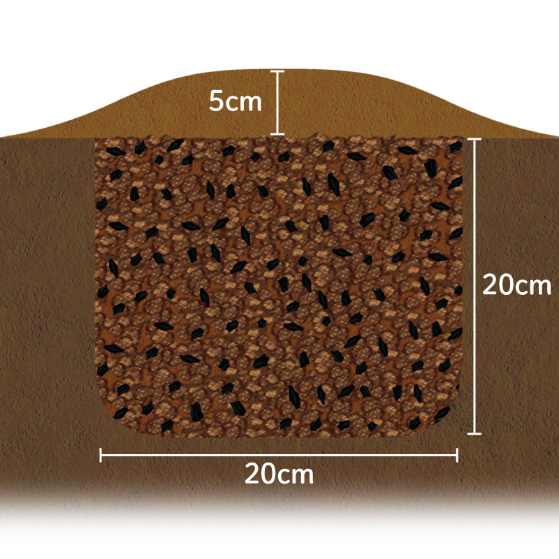 画像: 2．土を盛り上げる