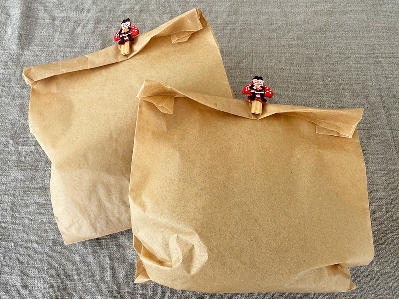 画像: お土産用にラッピング