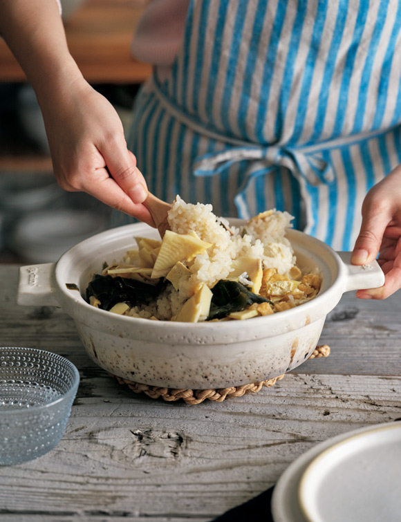 画像1: 「たけのことわかめの炊き込みごはん」のつくり方
