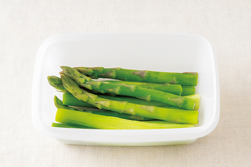 画像1: アスパラガスのレンジ蒸し