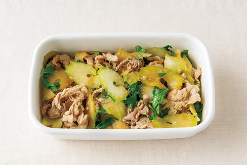 画像: 豚とセロリのザーサイ炒め