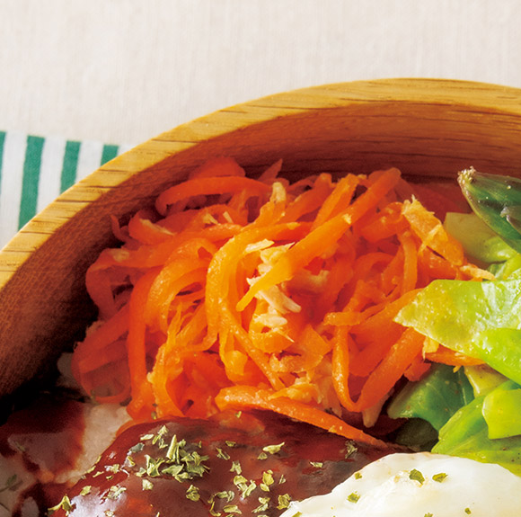 画像: 塩もみにんじんとツナのサラダをそのまま にんじんとツナのサラダ