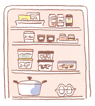 画像: ３．ざっくりと定位置を決める