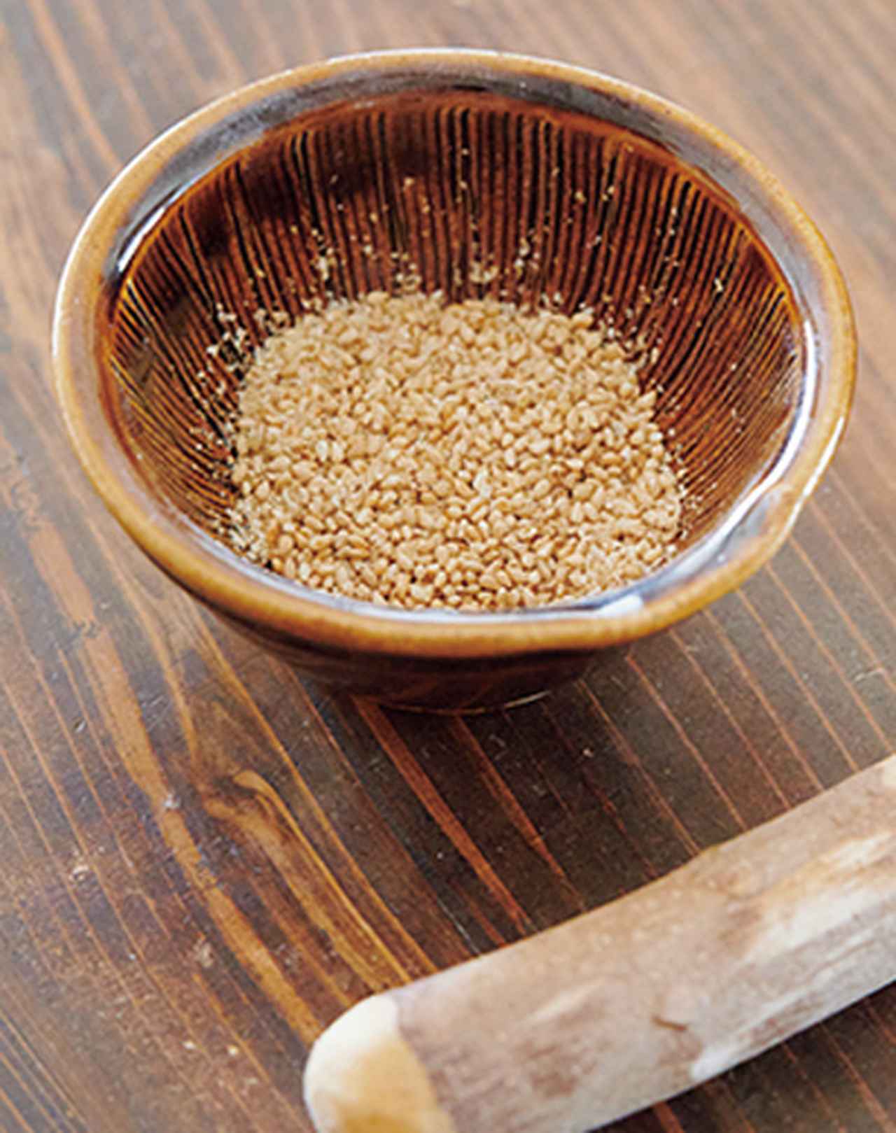 画像: すり鉢SS 直径10×高さ5.5cm、すりこぎ棒S 13cm／jokogumo