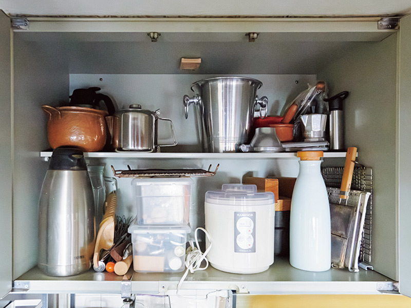 画像: ヨーグルトや甘酒は戸棚の中でつくる