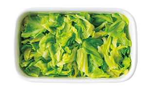 画像: 使用する「つくりおきおかず」①:キャベツのレンジ蒸し