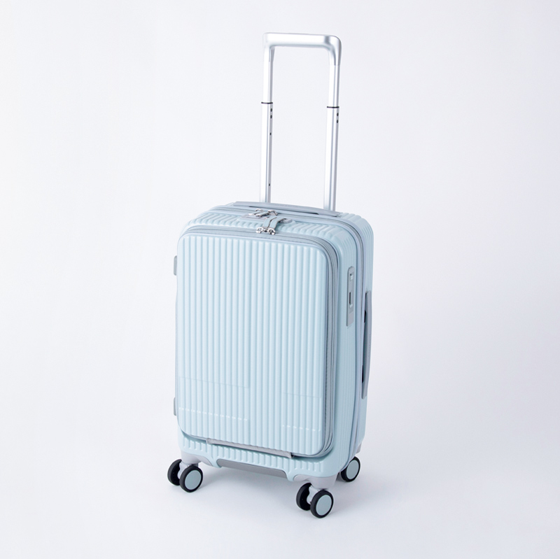 画像: 全体寸法(本体寸法):幅35×高さ55×奥行き25cm(幅33×高さ49.5×奥行き25cm) 容量:38L 質量:3.3kg ボディの材質:ポリカーボネート 色展開:13色 付属品:透明ポーチ