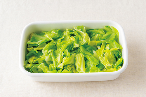 画像: キャベツのレンジ蒸し