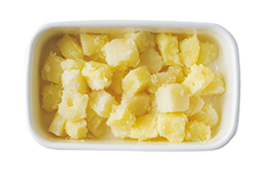 画像: 使用する「つくりおきおかず」:粉吹きいも