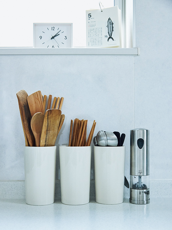 画像: 2．表に出すものは色をそろえる