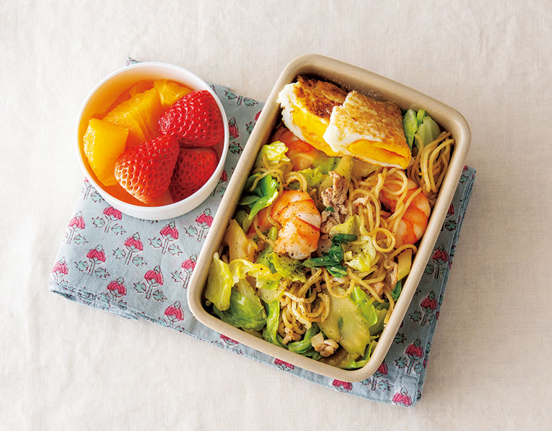 画像: 「焼きそば弁当」のつくり方