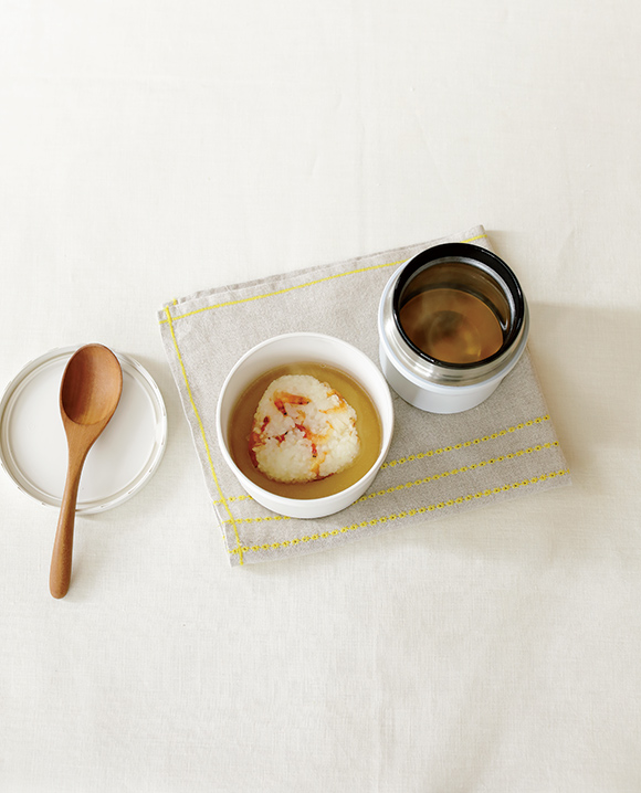 画像: soup jar type 「揚げおにぎりのだし茶漬け弁当」のつくり方