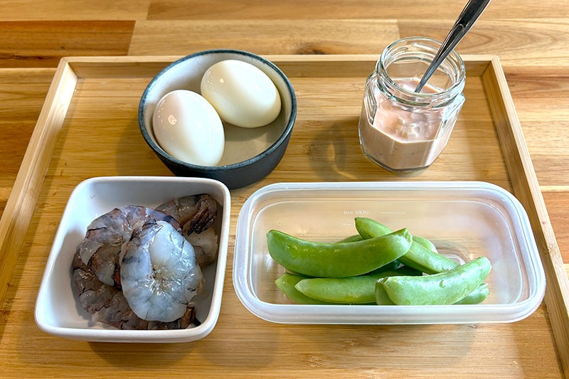 画像: サラダの材料