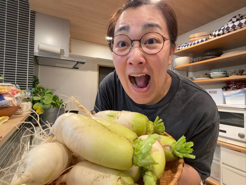 画像1: 「うんとこしょ」がしたかった、大根収穫の日