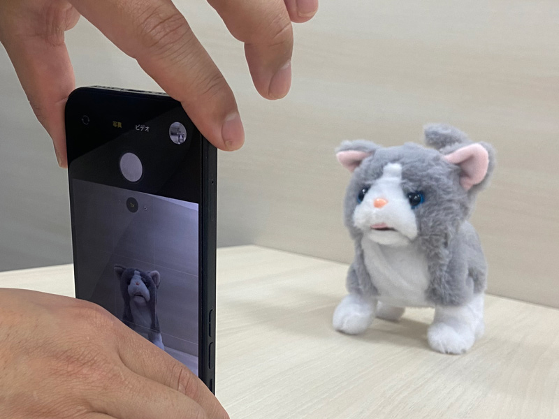 画像: シャッターボタンを押して撮影完了です