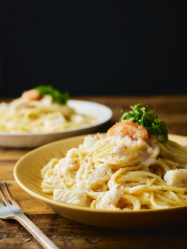 画像: ワンパン15分で完成！ いかと青じその明太クリームパスタのつくり方