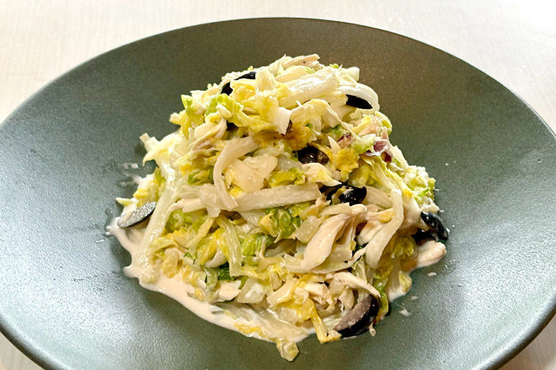 画像: 白菜とみょうがのコールスローのつくり方