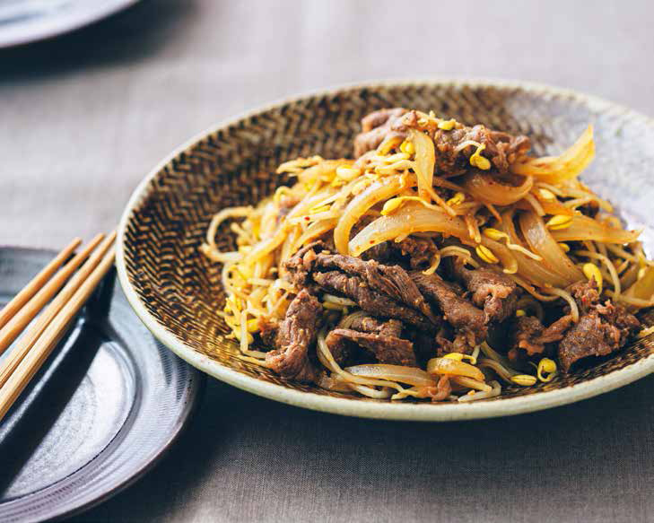 画像: 1人分の塩分1.4g 牛肉と豆もやしのプルコギのつくり方