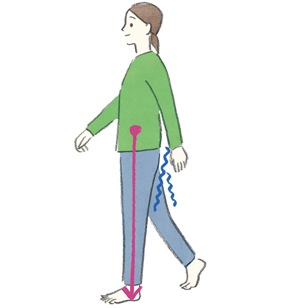 画像2: 正しく歩くための動き
