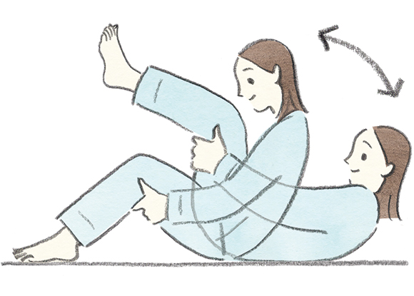 画像1: 正しく寝るための動き