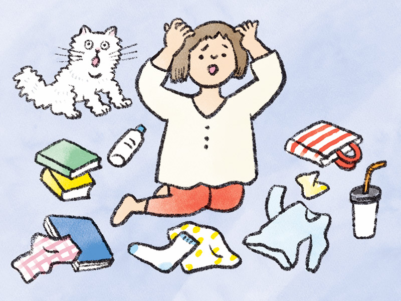 画像: 散らかるのは心が粗雑だから