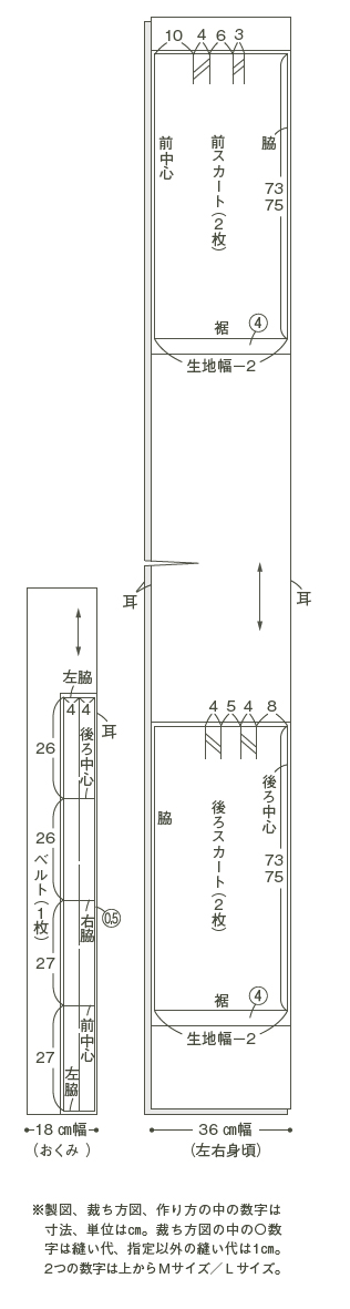 画像: かんたん“着物”リメイク「まっすぐ縫いスカート」のつくり方。型紙なし、着物幅をそのまま使っておしゃれな一着に／パタンナー・志水美夬さん