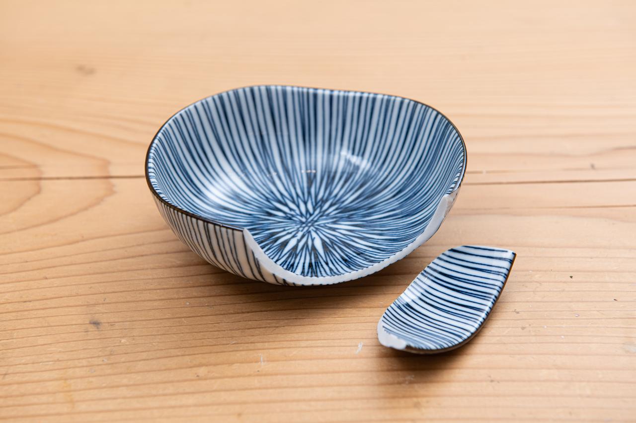 画像1: 割れてしまった器を簡易金継ぎで修復する方法