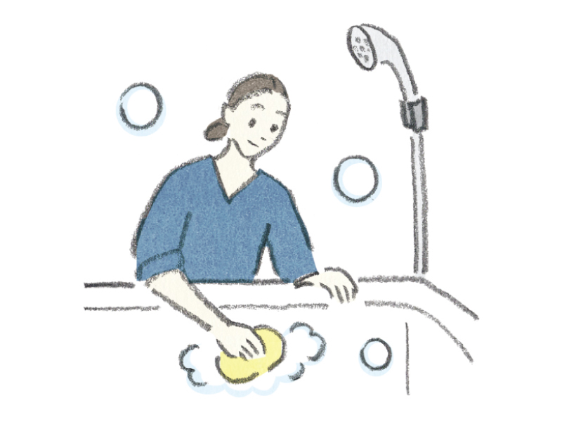 画像: 朝やる家事 03 お風呂の掃除