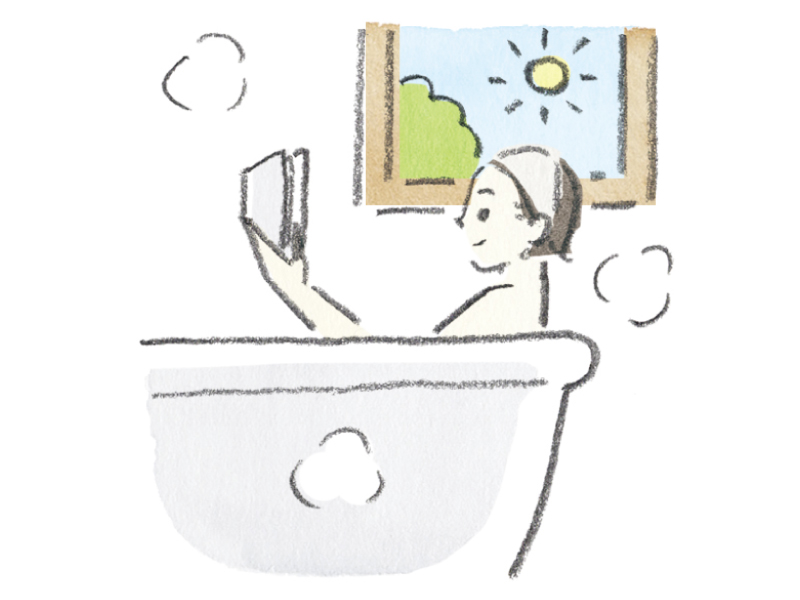 画像: 朝の楽しみ 01 ときにはひとり時間に朝風呂