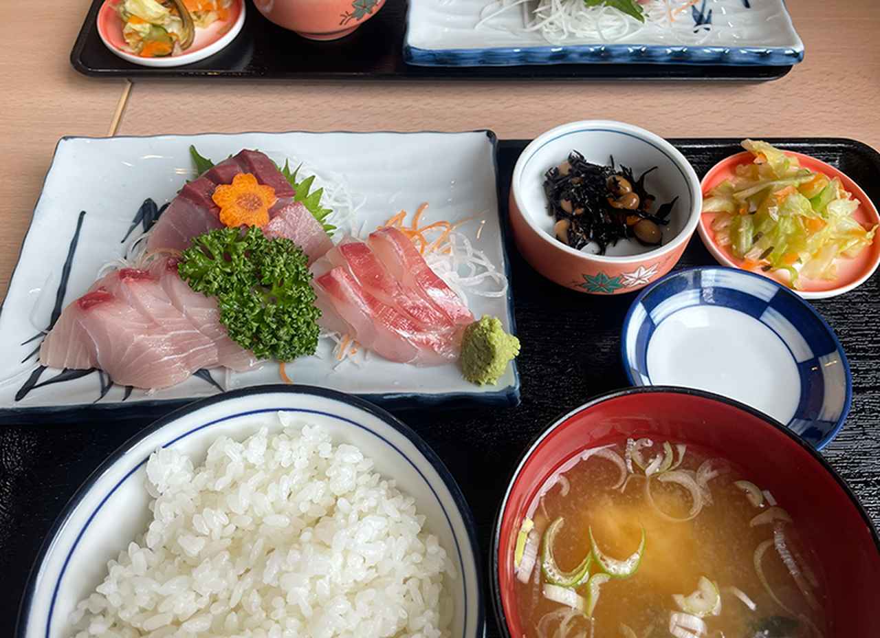 画像: お刺身がさすがの鮮度でした