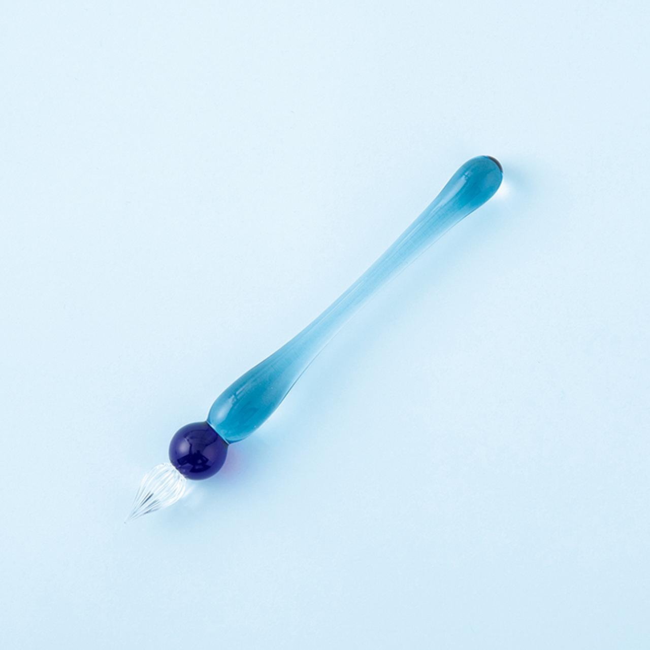 画像: 寸法:全長=12.8cm、軸の長さ=11cm、軸の太さ=1.3cm 質量:18g 材質:ボロシリケイトガラス 色展開:10色(ほか、特別色もあり)