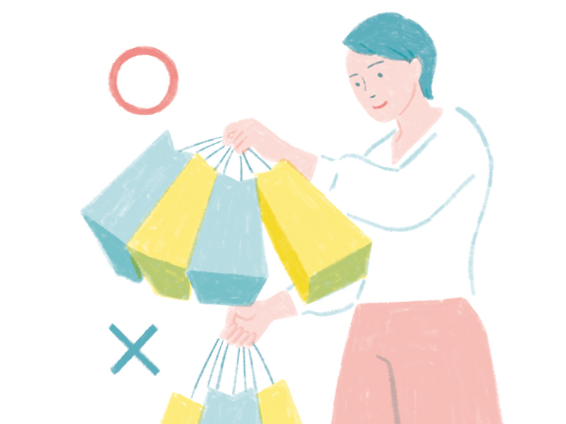 画像: 「残す？（健康、推し活）」「やめる？（行かないジム、サブスク）」