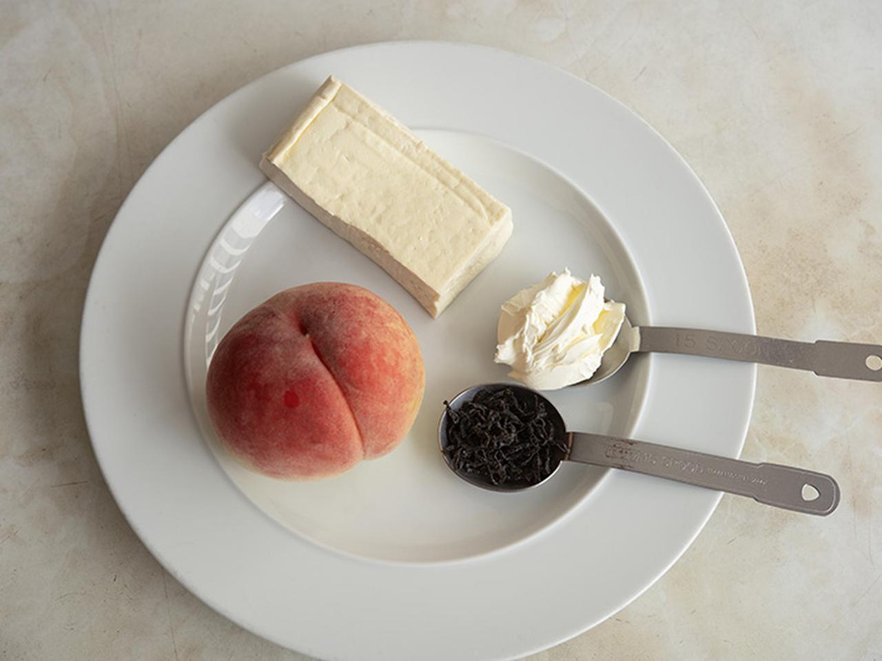 画像: 「桃とクリームチーズの白あえケーキ」のつくり方