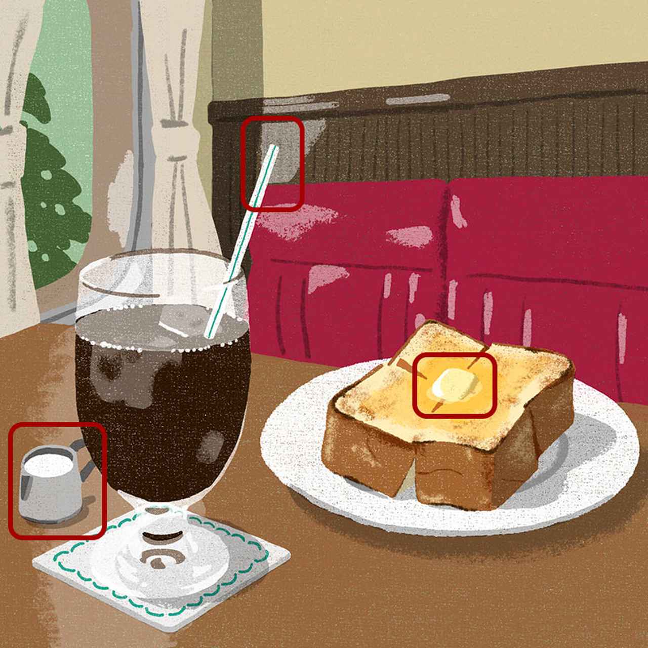 画像3: 3つのまちがいを探してください