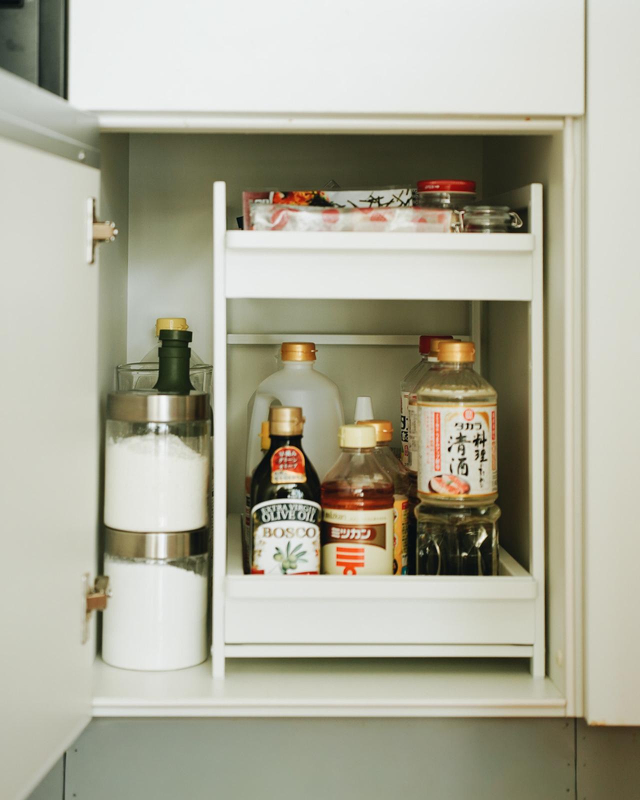 画像: After:上の空間もしっかりと使えて、収納したいものがすべておさまりました