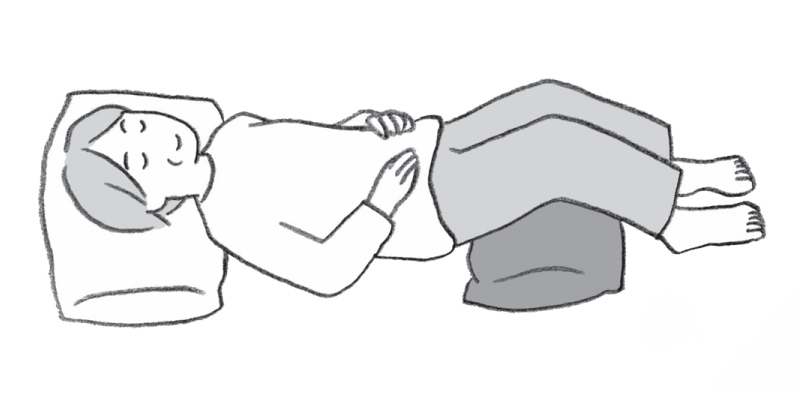 画像2: 5．腰にやさしい寝方