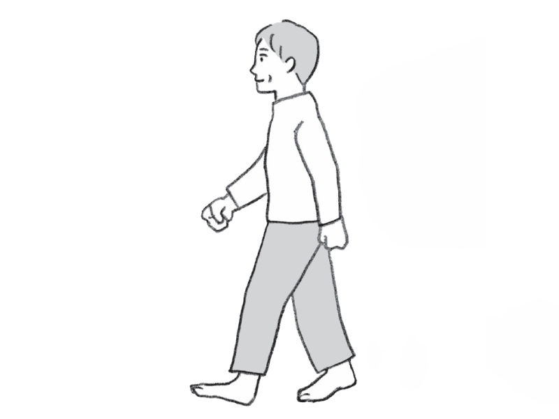 画像: 3．腰にやさしい歩き方