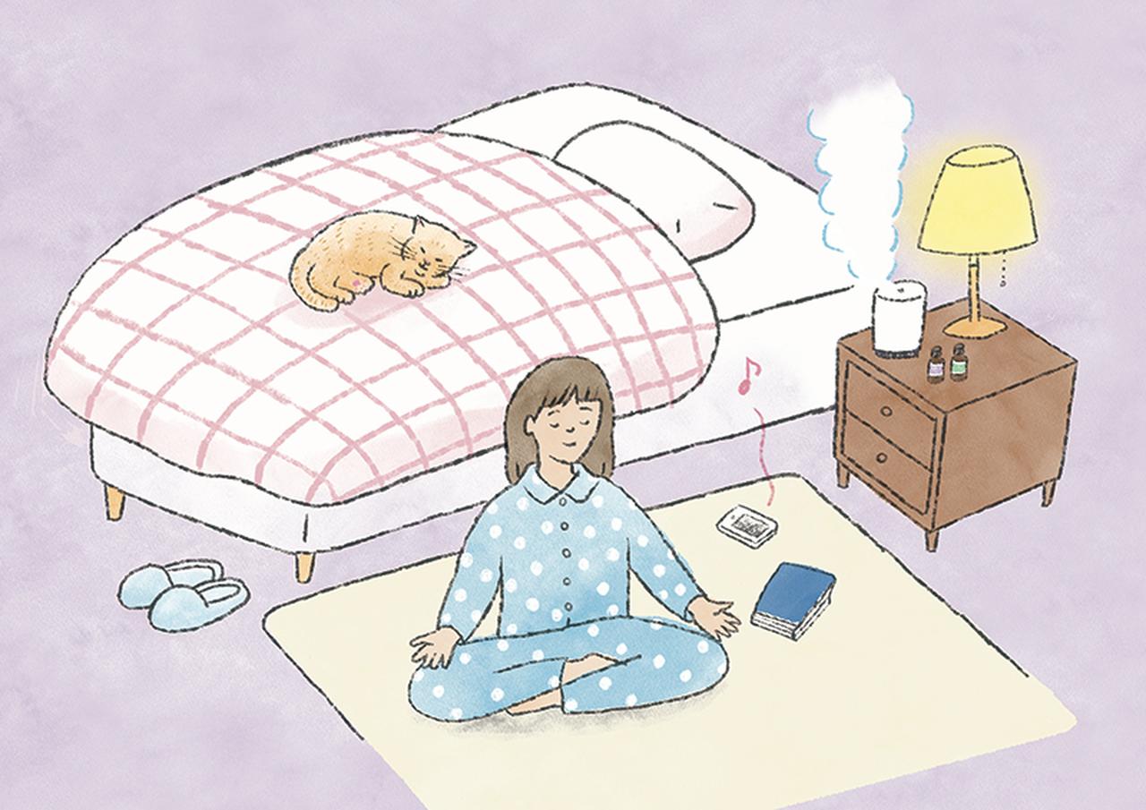 画像: 快眠のための眠る前30分の過ごし方、3つのポイント