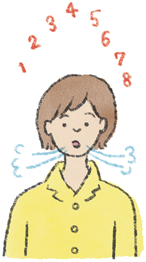 画像3: 20分~30分・就寝 呼吸法を使って心身の緊張をほぐす