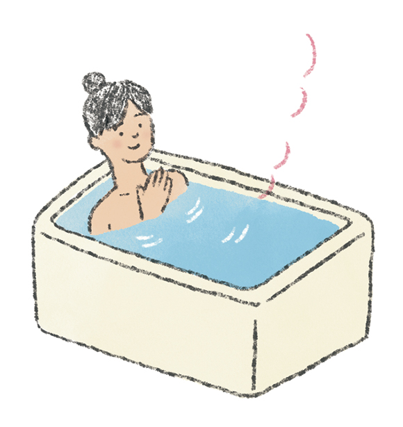 画像: ③入浴は1~2時間前までに