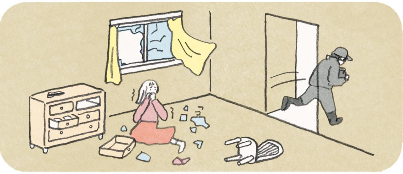 画像: 万が一、強盗に入られた場合は